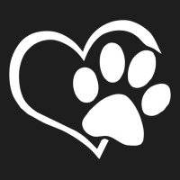 Dog Dad Mom Puppy Shirt Love Dogs Paw Print Heart Women Men  Shirt Classic Tee | Teevron