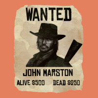 Red Dead Redemption 2 Red Moon Cowboy Wanted John Marston Classic Tee | Teevron