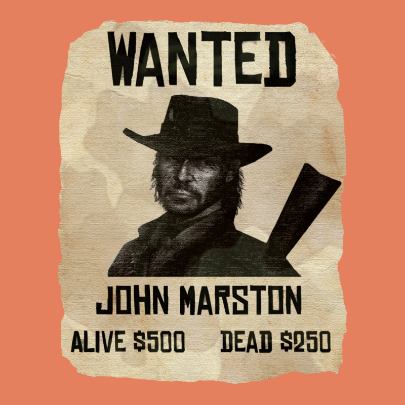 Red Dead Redemption 2 Red Moon Cowboy Wanted John Marston Classic Tee by artisFamous | Teevron