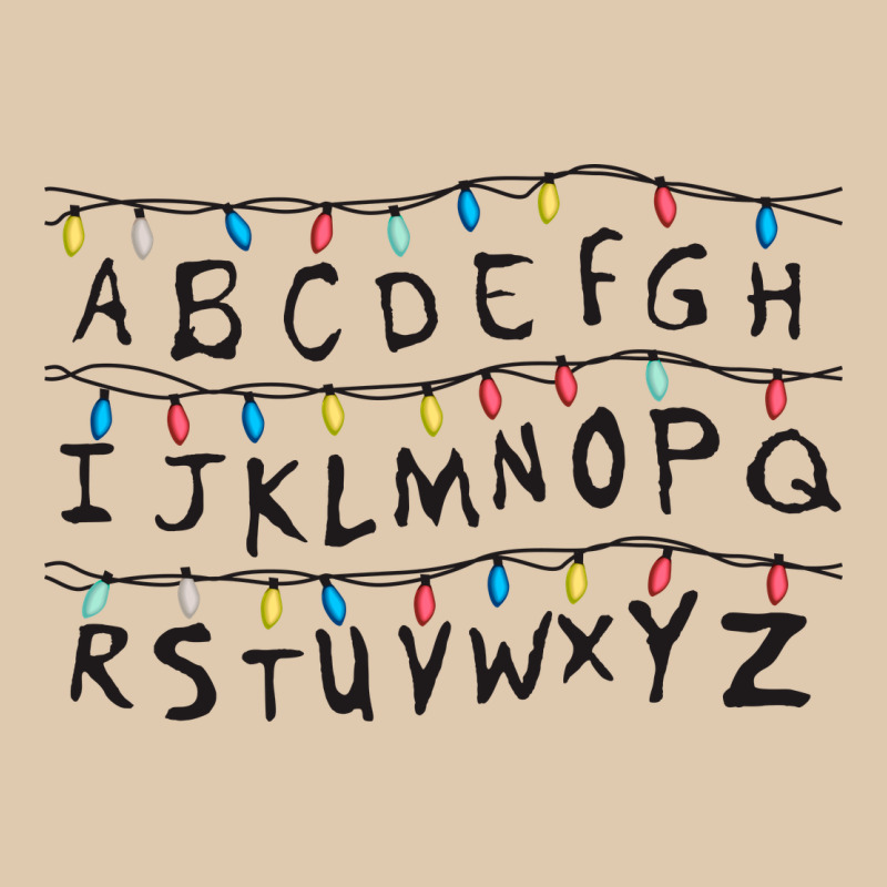 Stranger Lights Alphabet Classic Tee by artisFamous | Teevron