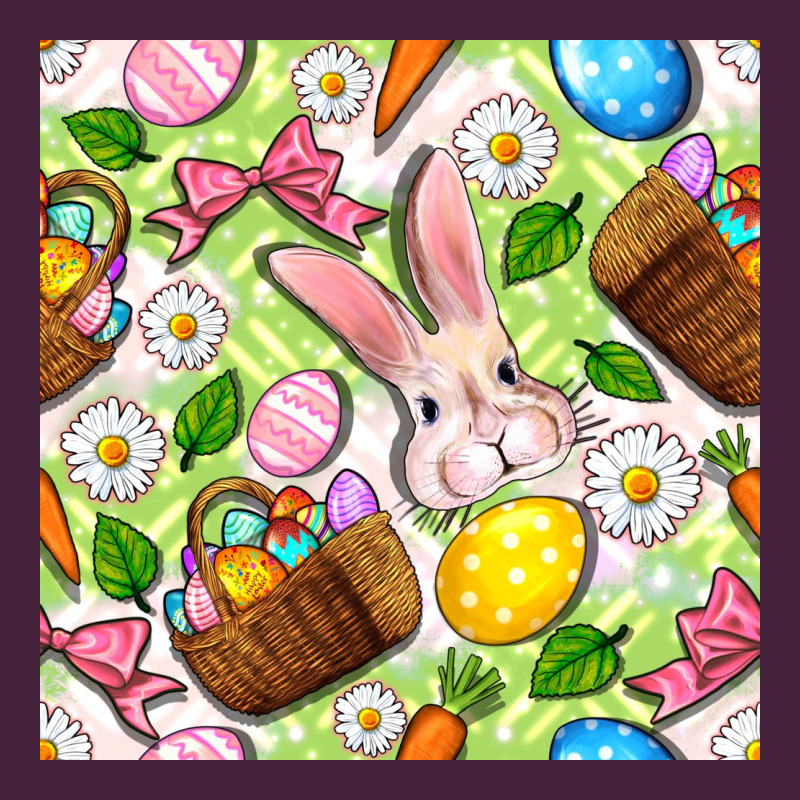 Easter Hamper With Bunny Seamless Pattern Classic Tee by BundleAndBundleShop | Teevron