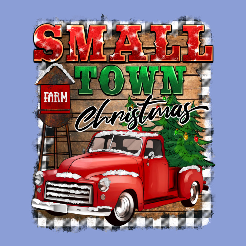 Small Town Christmas Long Sleeve Tee by BarkalooDesign | Teevron