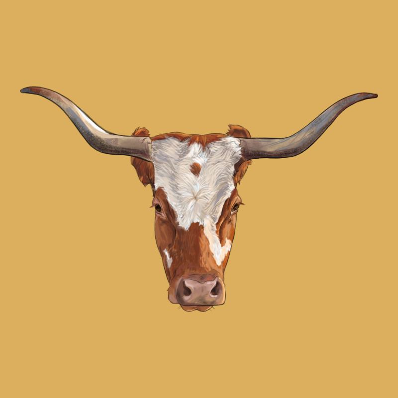 Longhorn Cow Head Premium Hoodie by RanaPortraitStore | Teevron
