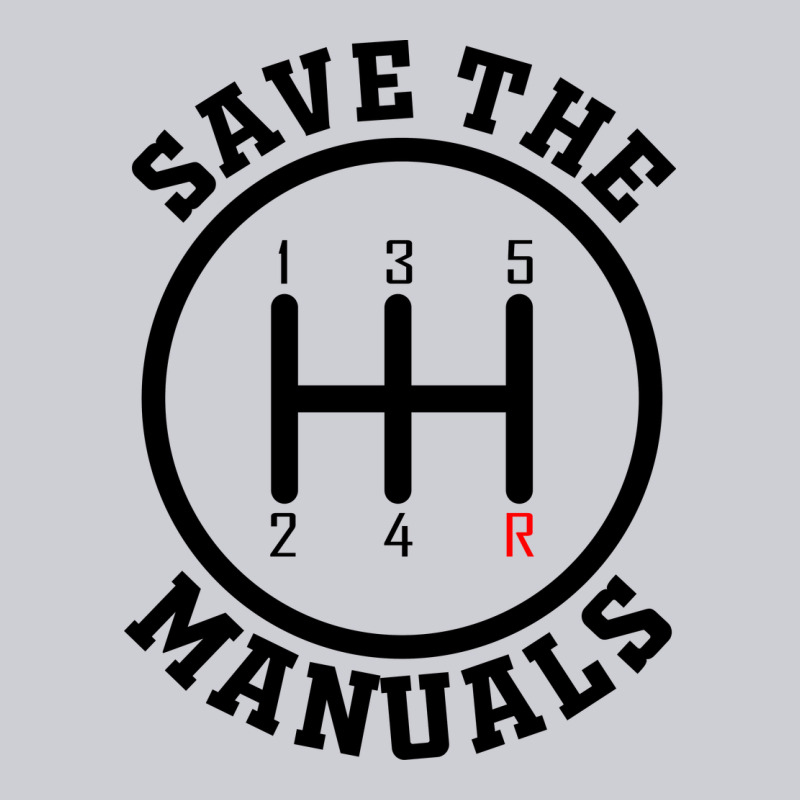 Save The Manuals (black) Classic Tee by artisFamous | Teevron
