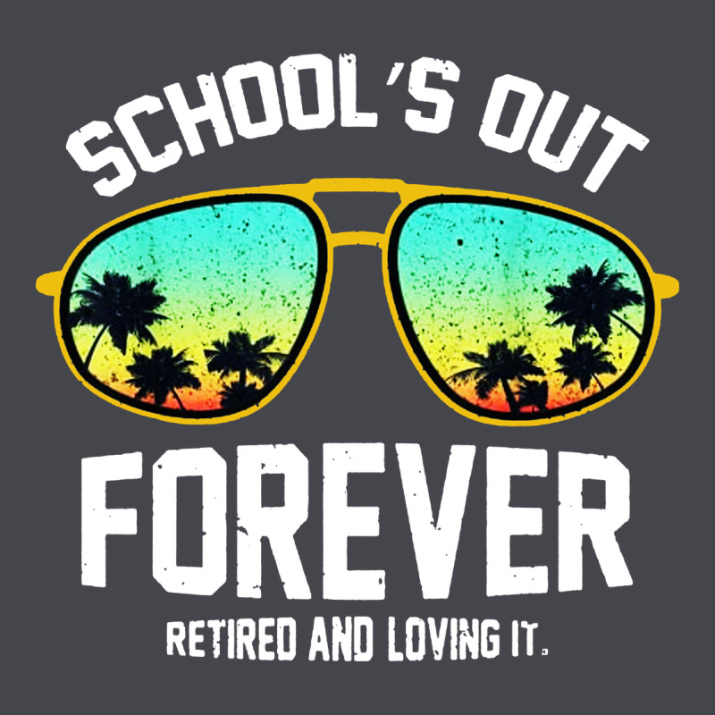 School Out Forever Retired Teacher Retro Summer Classic Tee by artisFamous | Teevron