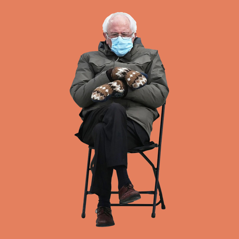 Bernie Sitting In The Cold With Mittens Meme Classic Tee by artisFamous | Teevron