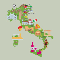 Italy Map Classic Tee | Teevron