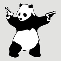 Banksy Panda Classic Tee | Teevron