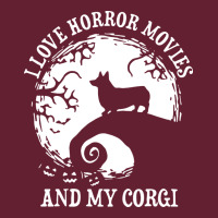 I Love Horror Movies And My Corgi Funny Corgi Classic Tee | Teevron
