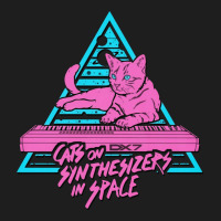 Cats On Synthesizers In Space Classic Tee | Teevron