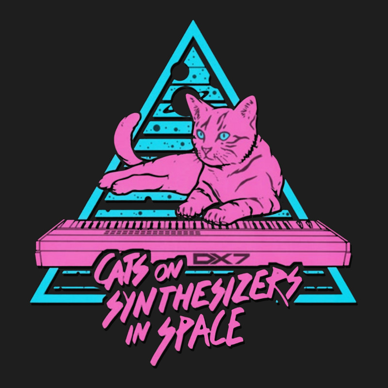 Cats On Synthesizers In Space Classic Tee by artisFamous | Teevron