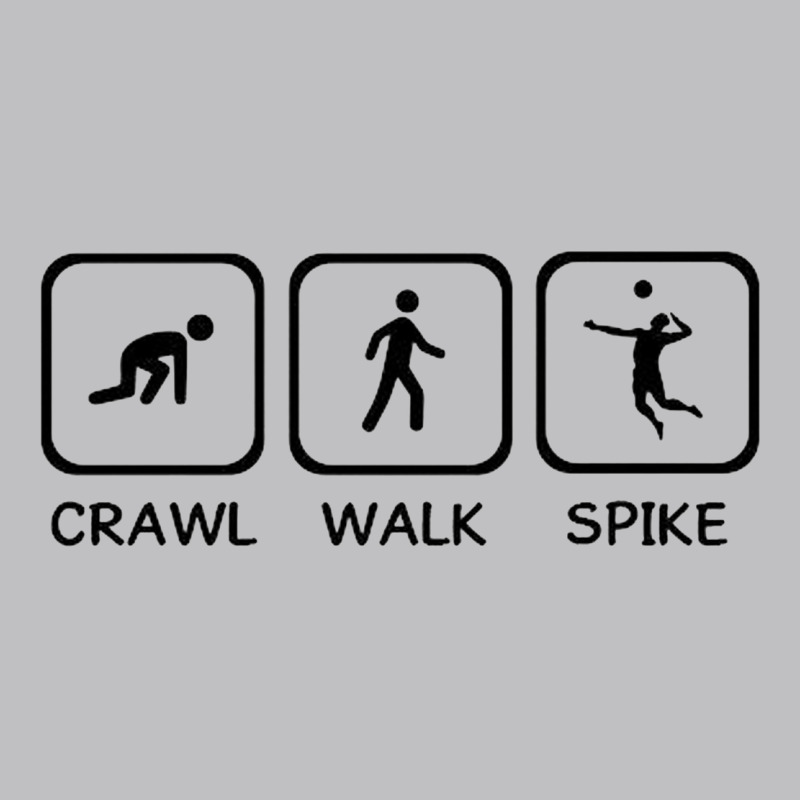 Crawl Walk Spike Volleyball Classic Tee by artisFamous | Teevron