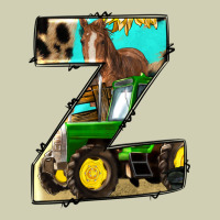 Farm Life Alphabet Lowercase Letters Z Heavy Core Tee | Teevron