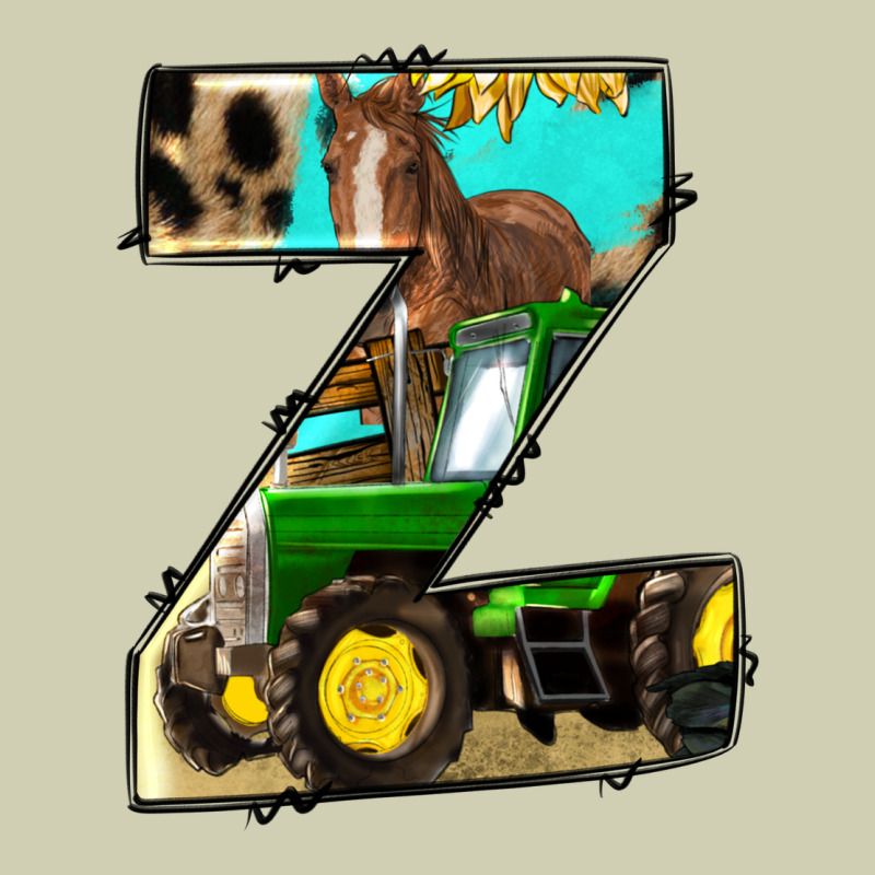 Farm Life Alphabet Lowercase Letters Z Heavy Core Tee by BundleAndBundleShop | Teevron