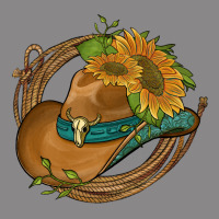 Western Hat With Sunflowers And Rope Vintage Tee | Teevron