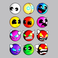 Geometry Dash Difficulty  Faces Classic Tee | Teevron
