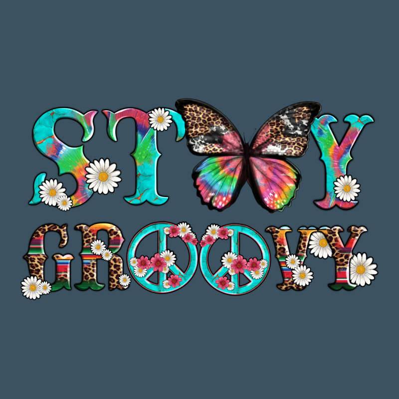Stay Groovy With Butterfly Peace Sign And Flowers Urban Heavy Tee by Artiststas | Teevron