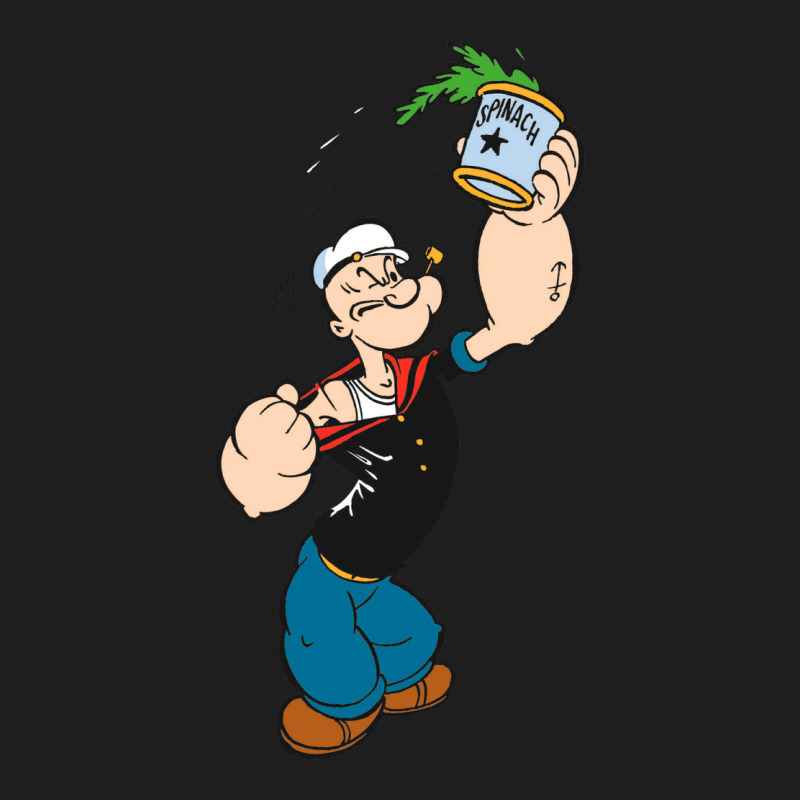 Popeye Spinach Retro Mens Funny Classic Tee by artisFamous | Teevron