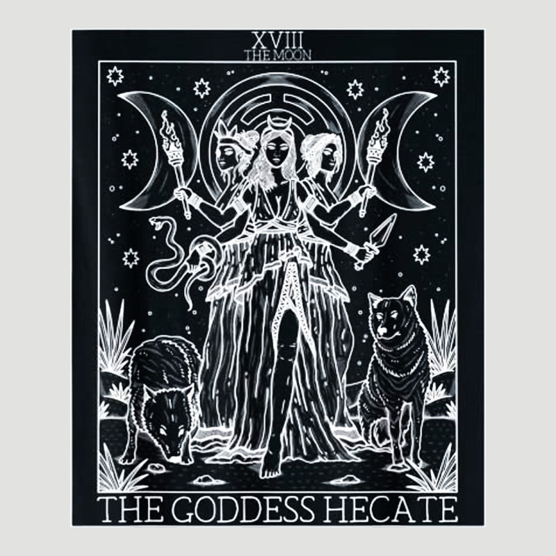 Hecate Tarot Card Triple Moon Goddess Witch Wiccan Pagan Classic Tee by artisFamous | Teevron