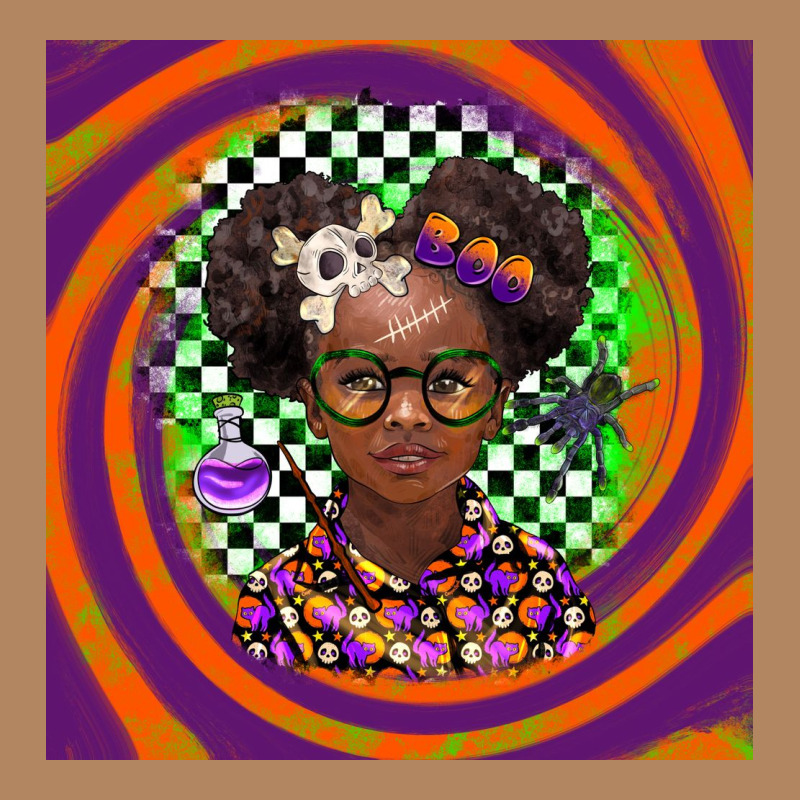 Halloween African Girl Long Sleeve Tee by BarkalooDesign | Teevron