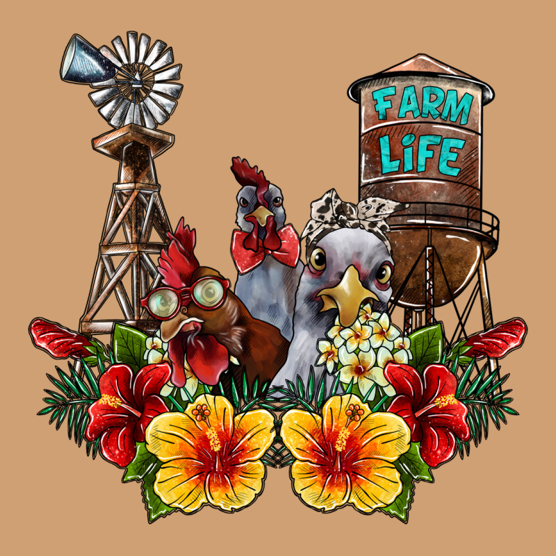 Farm Life Chicken Vintage Tee by SublimationCraftShop | Teevron