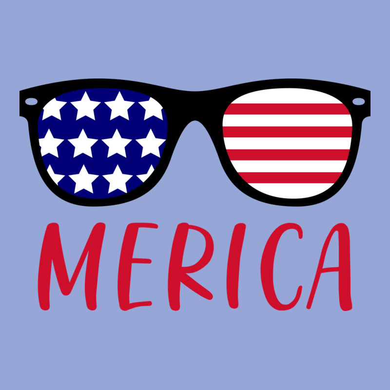 Merica Usa Flag Sunglasses 4th Of July Classic Tee by artisFamous | Teevron