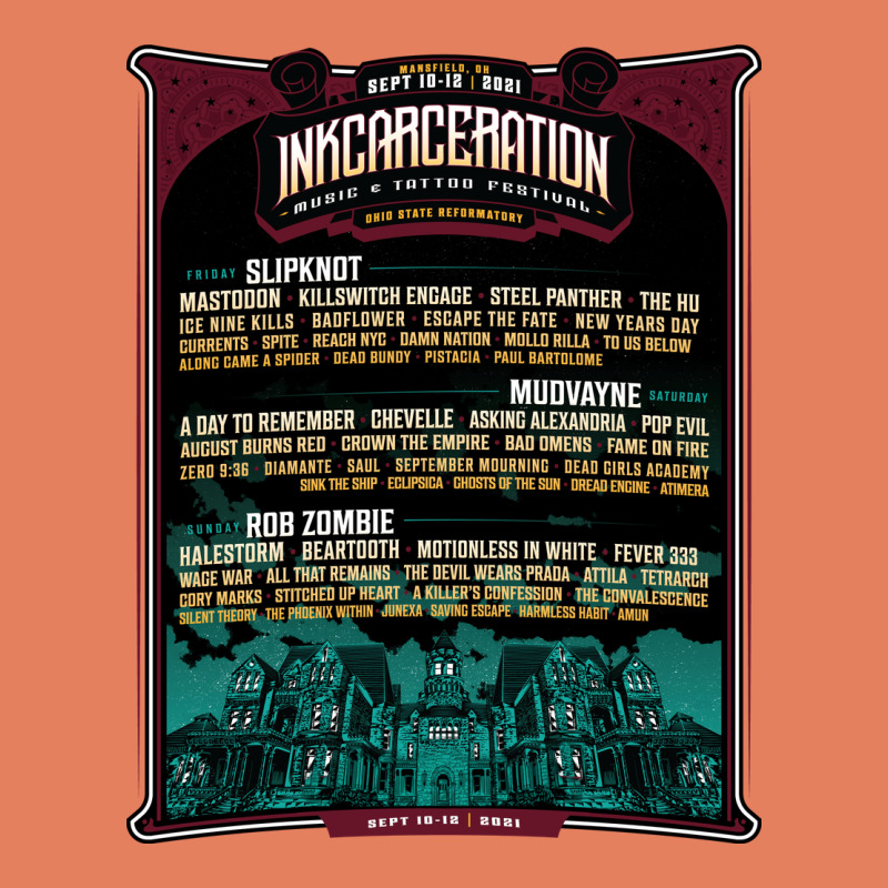 Face Mask Mansfield Ohio Inkcarceration Lineup Classic Tee by artisFamous | Teevron