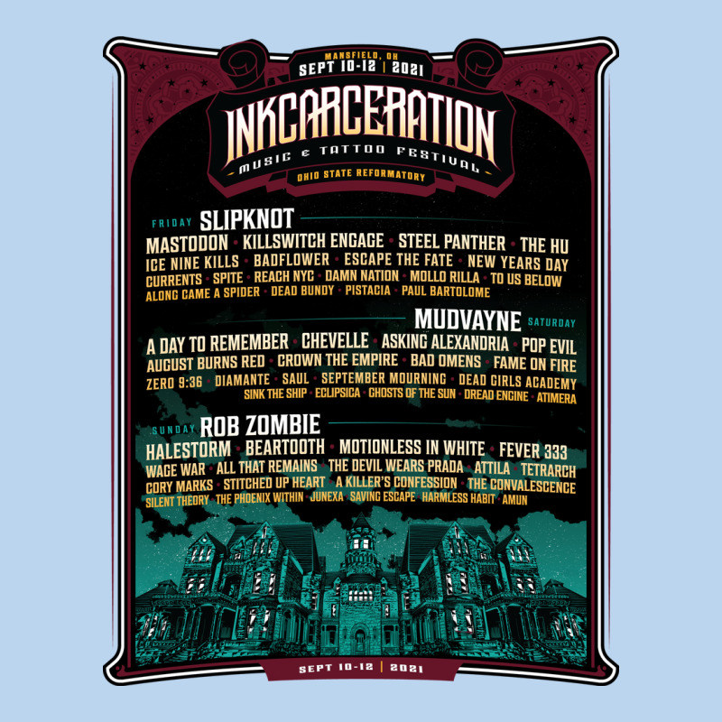 Face Mask Mansfield Ohio Inkcarceration Lineup Classic Tee by artisFamous | Teevron