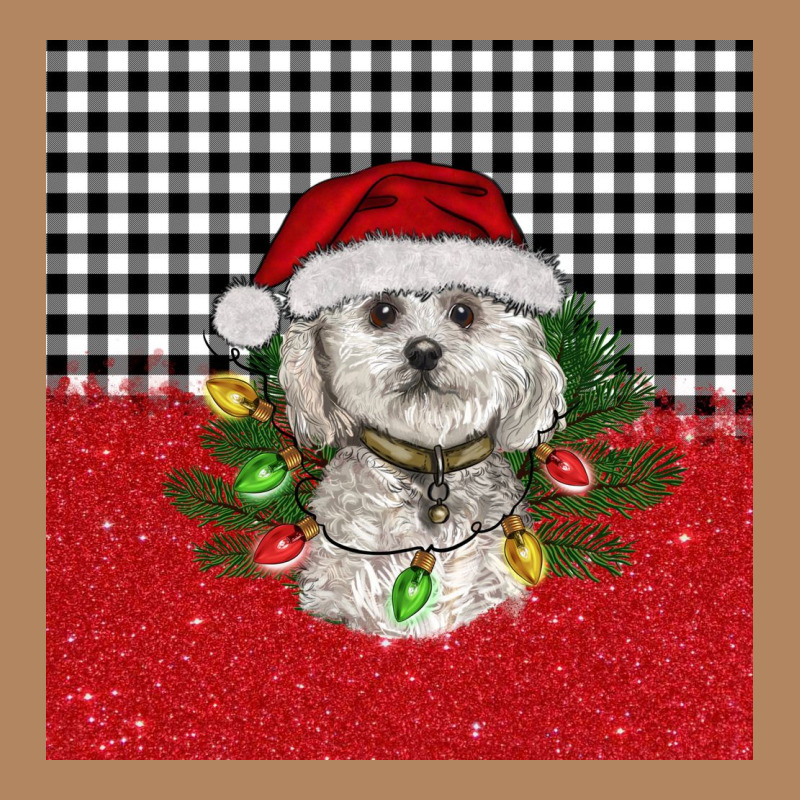 Christmas Bichon Frise Dog Long Sleeve Tee by BarkalooDesign | Teevron