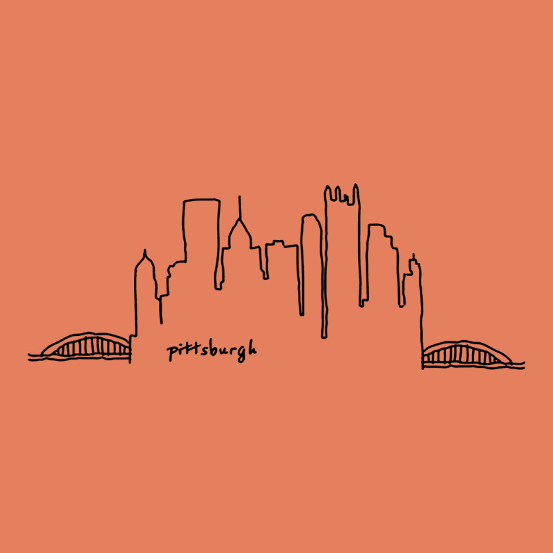 Pittsburgh Skyline City Classic Tee by artisFamous | Teevron