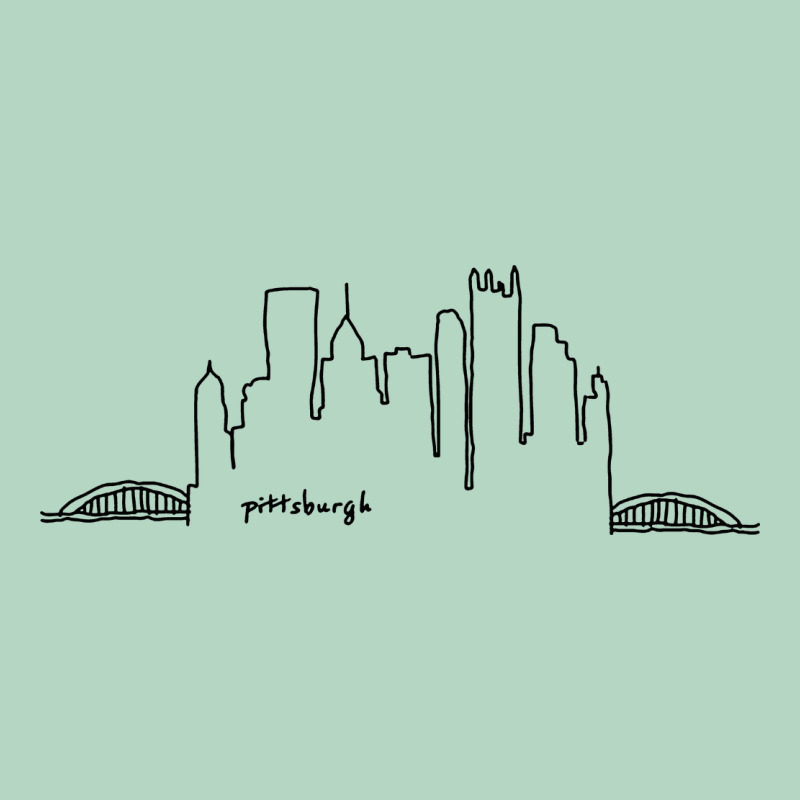 Pittsburgh Skyline City Classic Tee by artisFamous | Teevron
