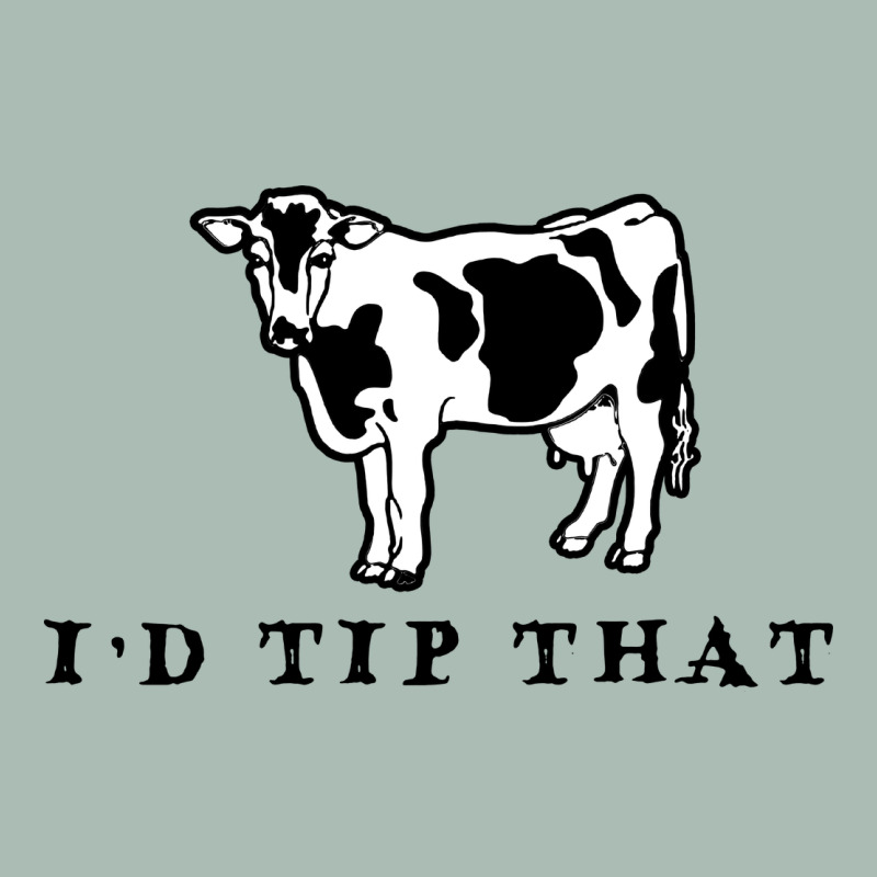 I'd Tip That Funny Cow Tipping Design Classic Tee by artisFamous | Teevron