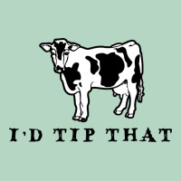 I'd Tip That Funny Cow Tipping Design Classic Tee | Teevron