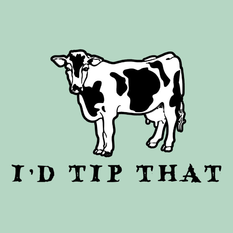 I'd Tip That Funny Cow Tipping Design Classic Tee by artisFamous | Teevron