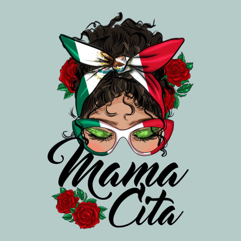 Mexican Mamacita Messy Bun Heavy Core Tee by BundleAndBundleShop | Teevron