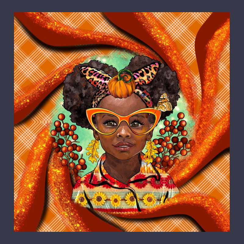 Fall African Girl Long Sleeve Tee by BarkalooDesign | Teevron
