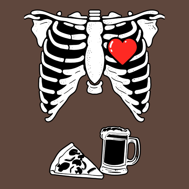 Dad Skeleton Halloween Beer Pizza Classic Tee by artisFamous | Teevron