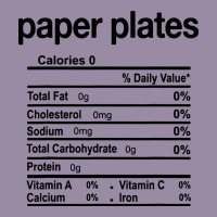 Paper Plates Nutrition Facts Funny Thanksgiving Christmas Classic Tee | Teevron