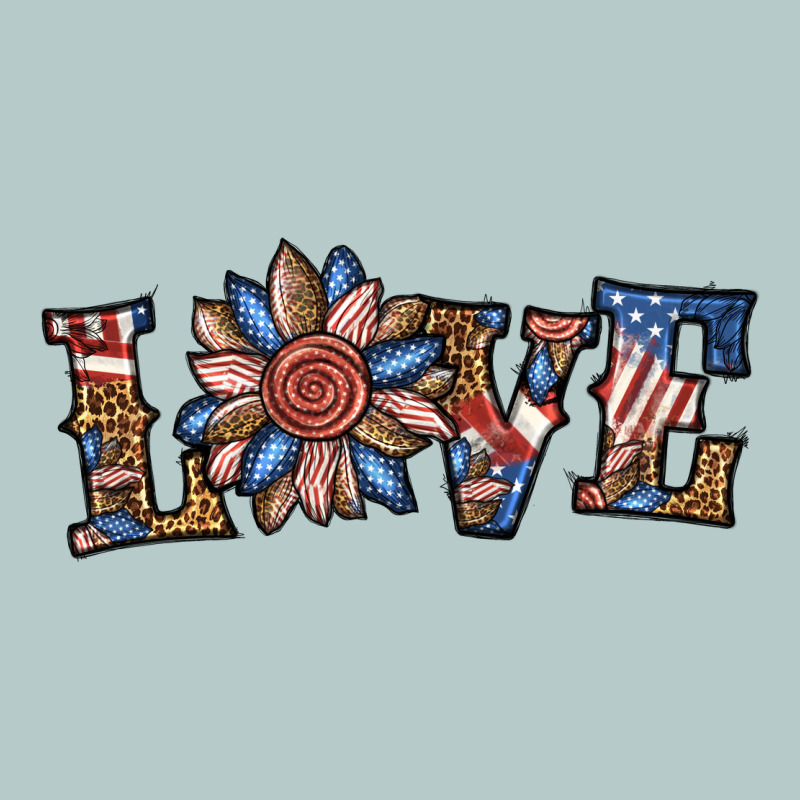 Love American Sunflower Heavy Core Tee by BundleAndBundleShop | Teevron