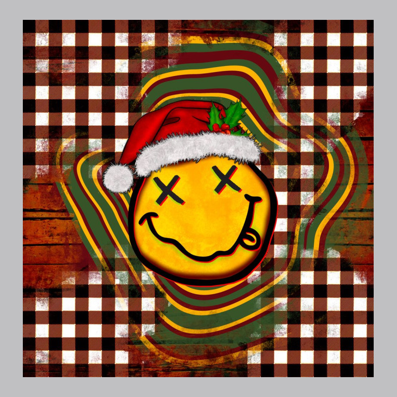 Christmas Smiley Face Long Sleeve Tee by BarkalooDesign | Teevron