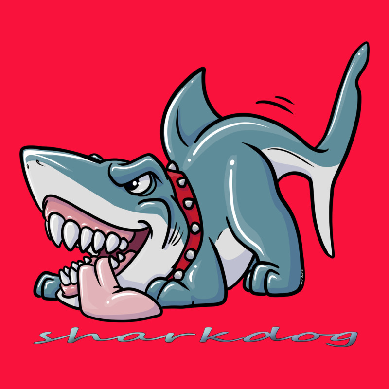 Sharkdog Sticker Classic Tee by artisFamous | Teevron