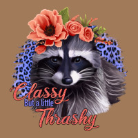 Classy But A Little Thrashy Racoon With Flowers Classic Tee | Teevron