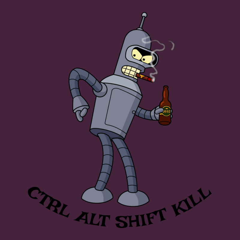 Futurama Ctrl Alt Shift Kill Bender Classic Tee by artisFamous | Teevron