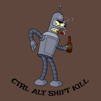 Futurama Ctrl Alt Shift Kill Bender Classic Tee | Teevron