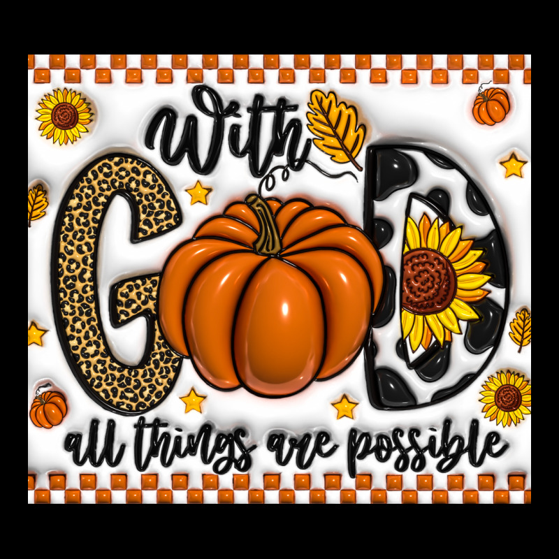 With God All Things Are Possible Premium Tee by CowhideDigitalArt | Teevron