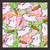 Easter Bunnies With Carrots Seamless Pattern | Teevron
