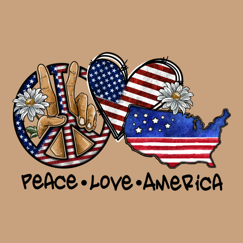 Peace Love America Vintage Tee by SublimationCraftShop | Teevron