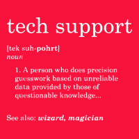 Funny Tech Support Definition Classic Tee | Teevron