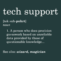 Funny Tech Support Definition Classic Tee | Teevron