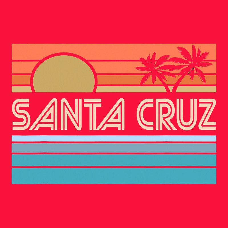 Santa C.r.u.z Cali Sunset 70s 80s Surfer Summer Sun Classic Tee by artisFamous | Teevron